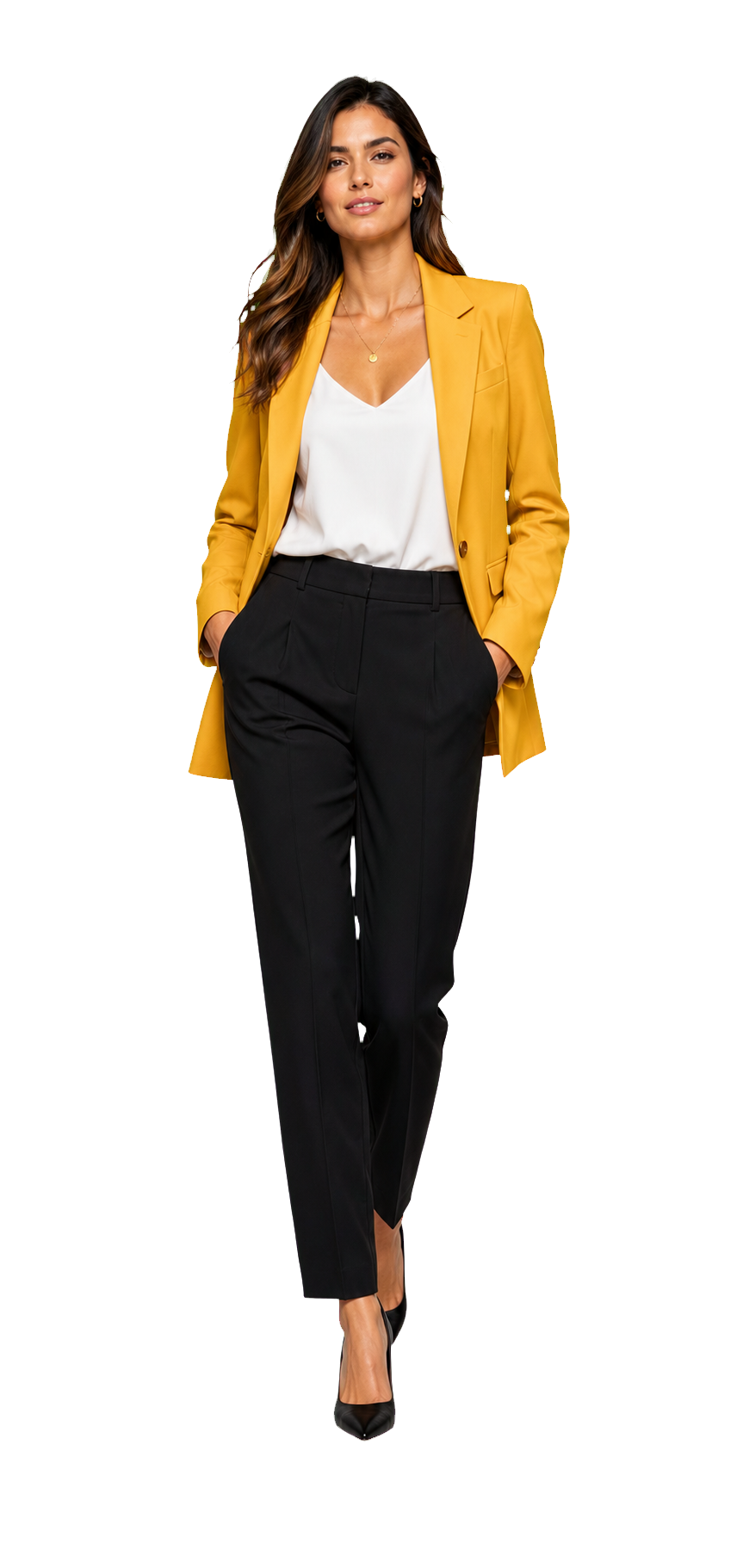 Người mẫu AI cutout sạch nền
